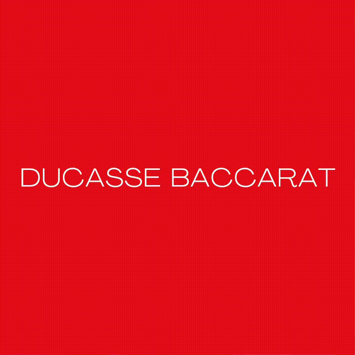Identité de restaurant Ducasse Baccarat